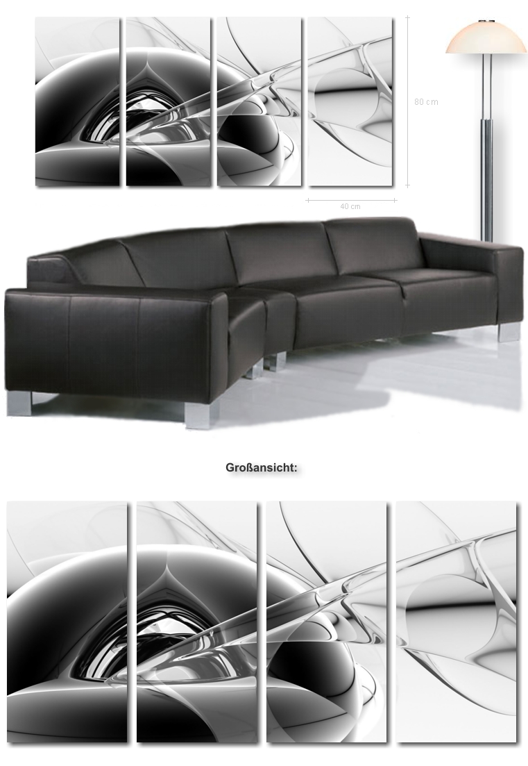 Die Erschaffung Adams - Ultra moderne Billder auf Keilrahmen -  Schne Bilder auf Leinwand