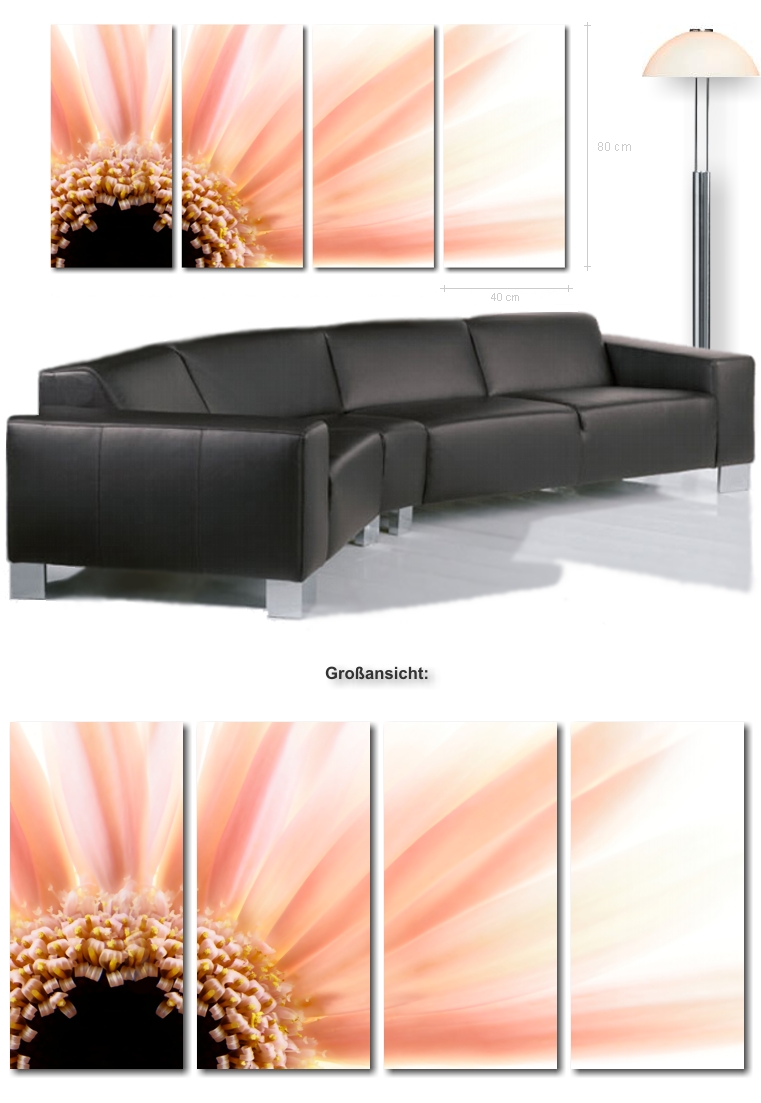 Die Erschaffung Adams - Ultra moderne Billder auf Keilrahmen -  Schne Bilder auf Leinwand