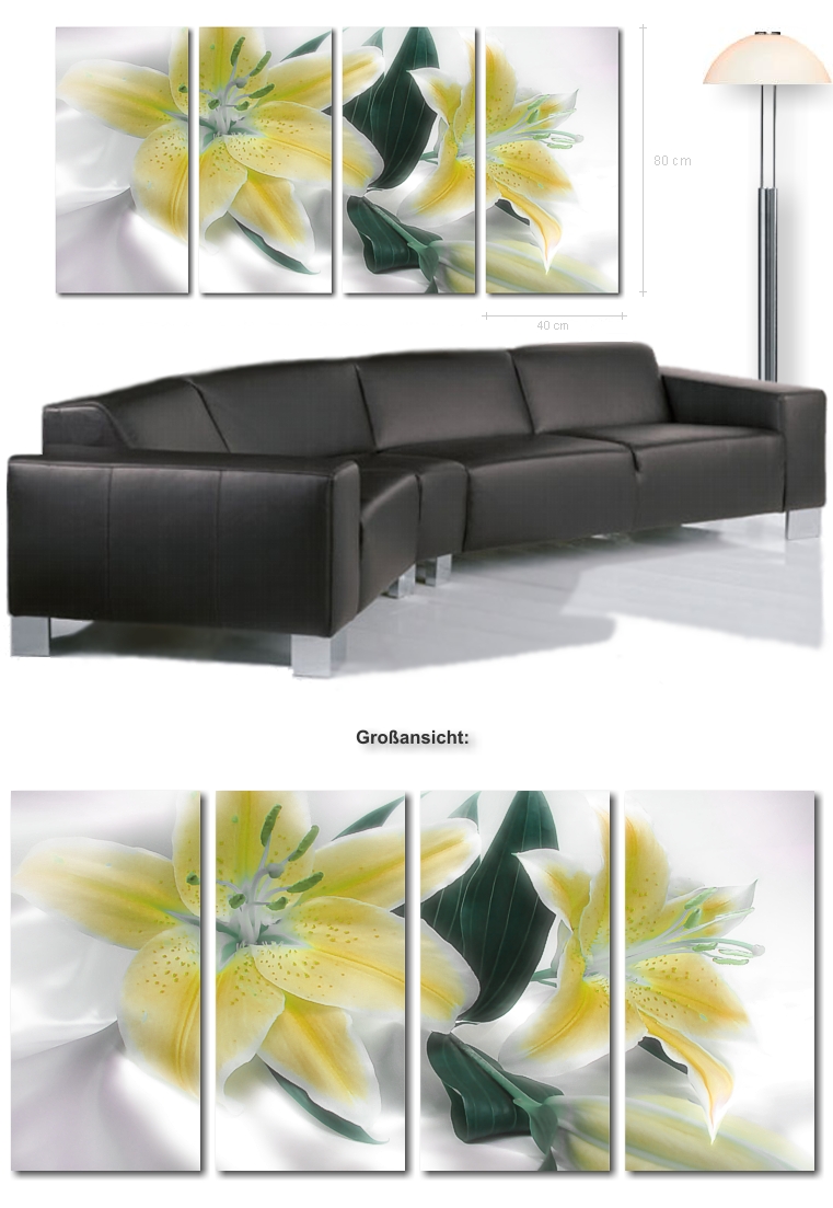 Die Erschaffung Adams - Ultra moderne Billder auf Keilrahmen -  Schne Bilder auf Leinwand