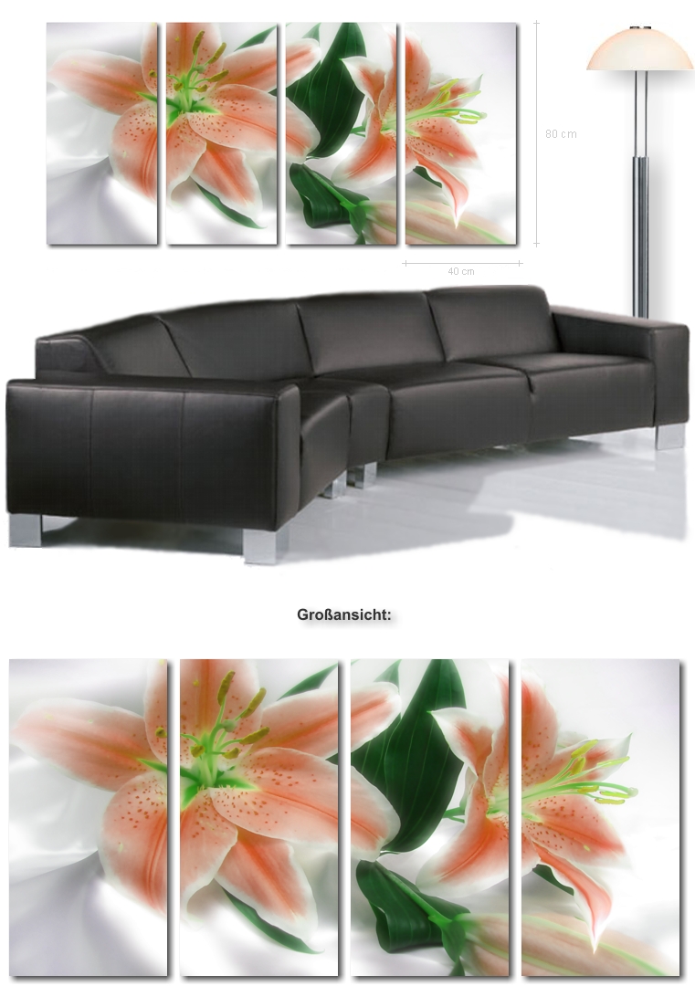 Die Erschaffung Adams - Ultra moderne Billder auf Keilrahmen -  Schne Bilder auf Leinwand